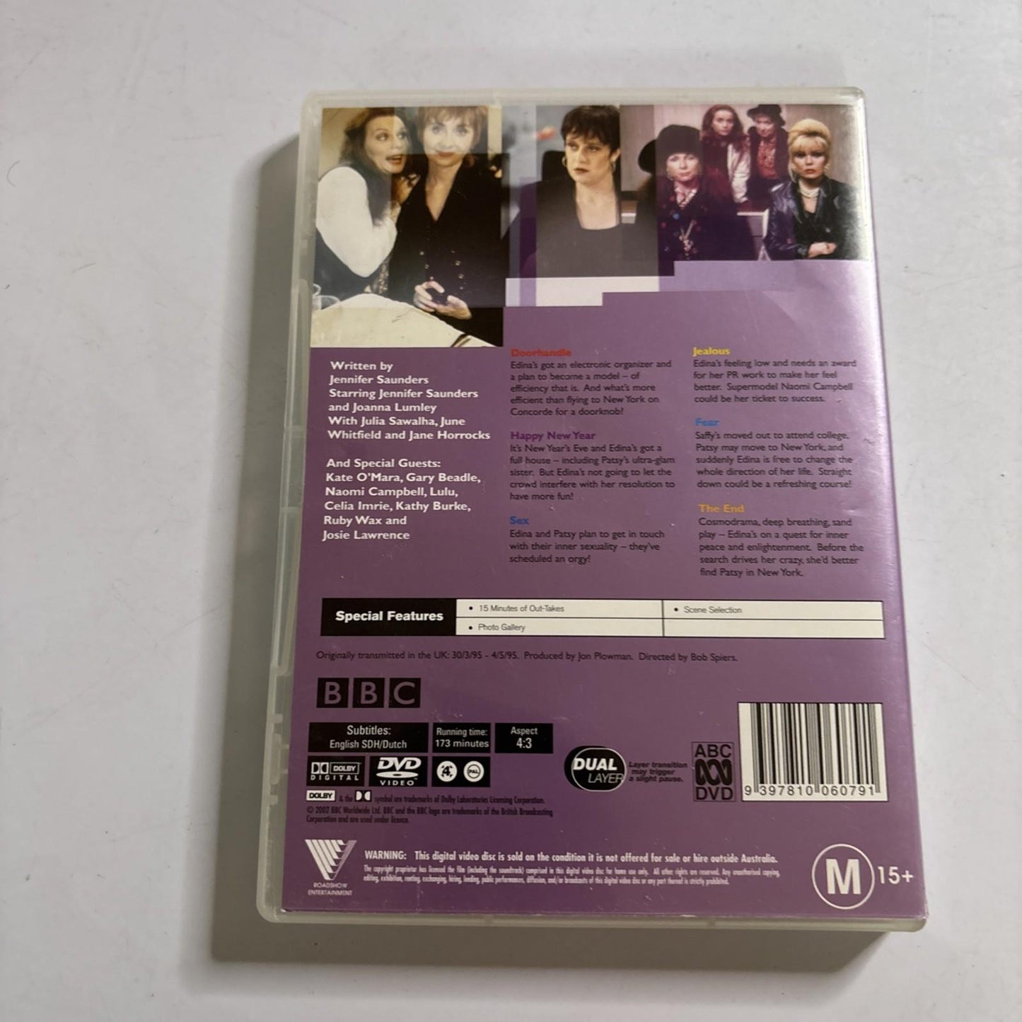 Absolutely Fabulous : Series 3 (DVD, 1995) Joanna Lumley, Region 4