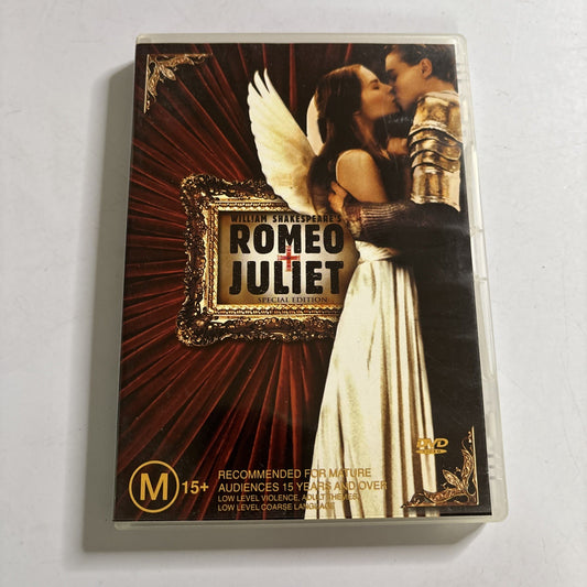 Romeo and Juliet (DVD, 1996) Leonardo DiCaprio Region 4