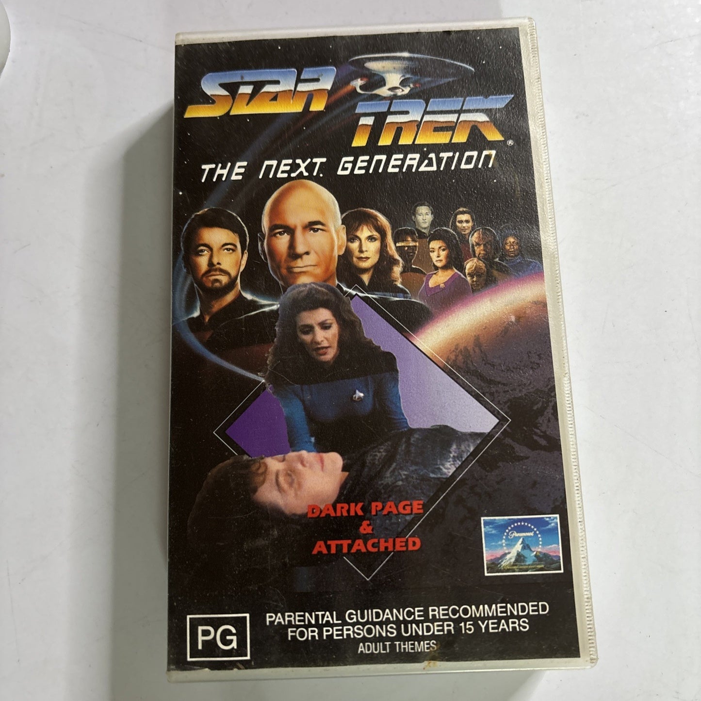Star Trek: The Next Generation - Dark Page & Attached (VHS, 1993) PAL
