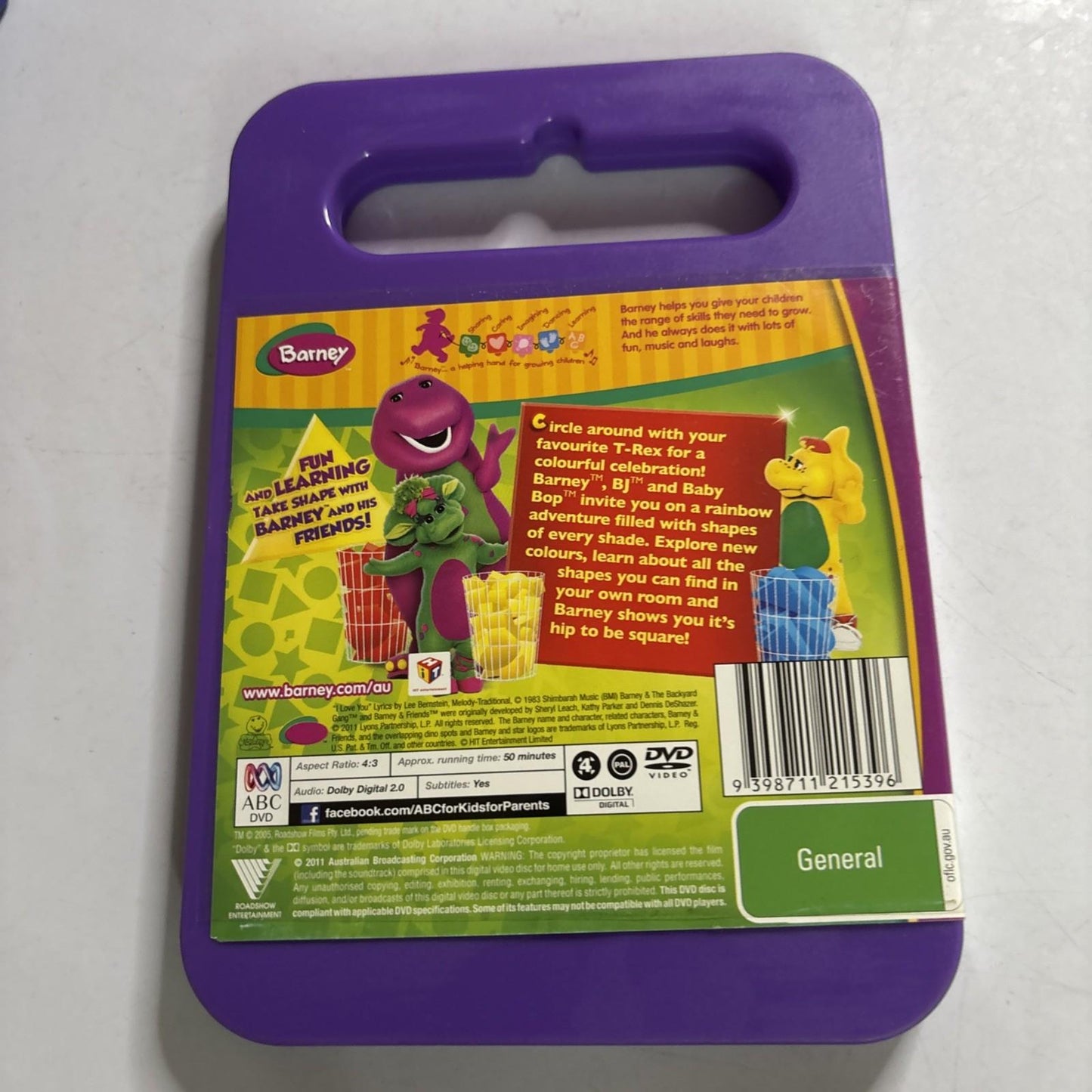 Barney - Shapes and Colours All Around (DVD, 2011) Region 4