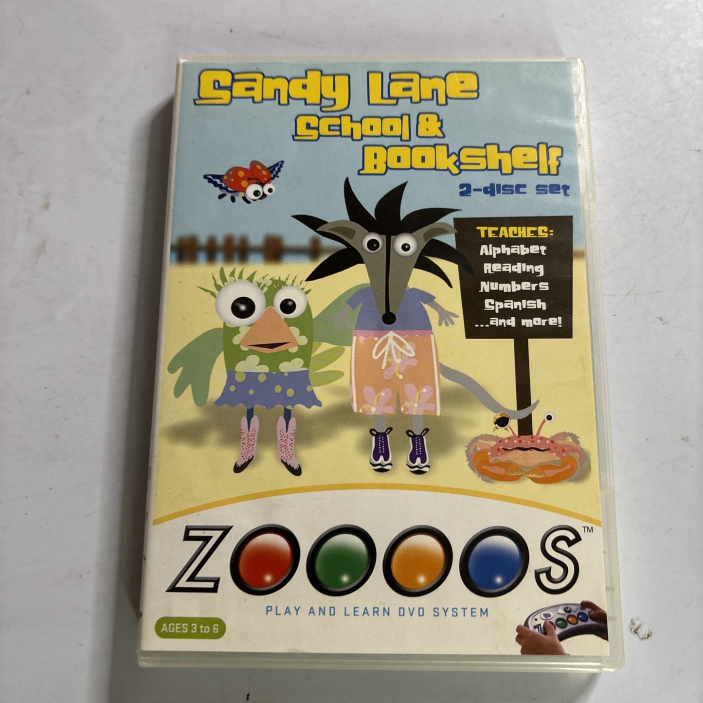 Sandy Lane School & Bookshelf (DVD) Play And Learn DVD System