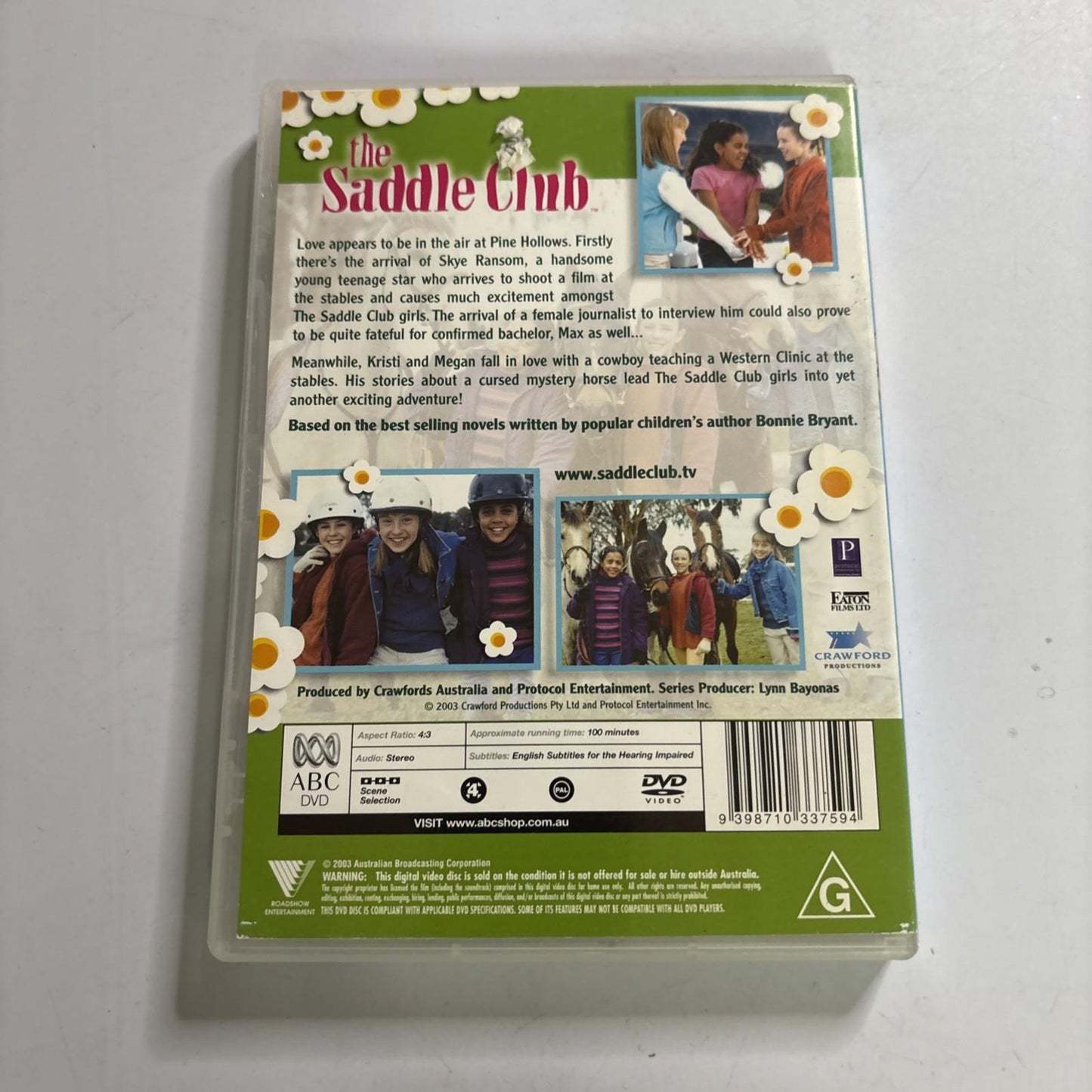 The Saddle Club - Horse Crazy (DVD, 2001) Region 4