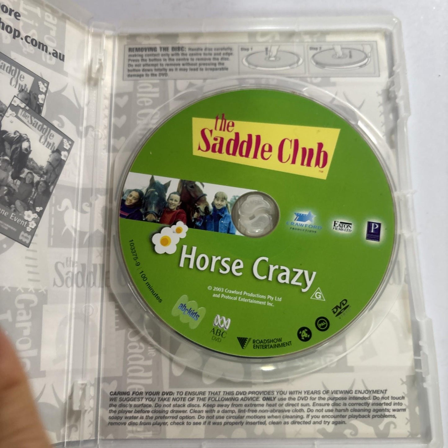 The Saddle Club - Horse Crazy (DVD, 2001) Region 4