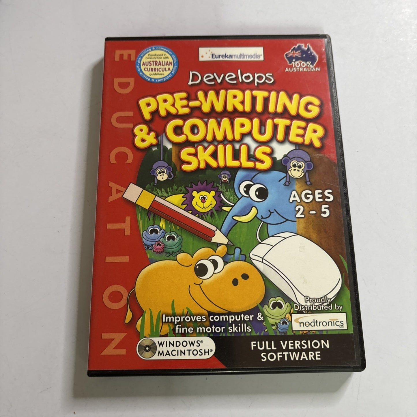 Eureka Developes Pre-Writing & Computer Skills for PC Mac CDROM