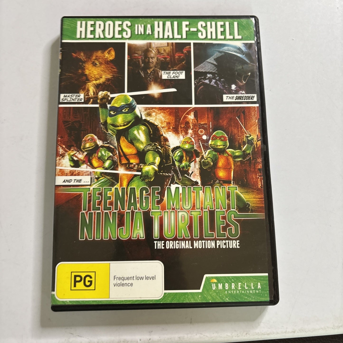 Teenage Mutant Ninja Turtles - The Movie (DVD, 1989) All Regions NEW