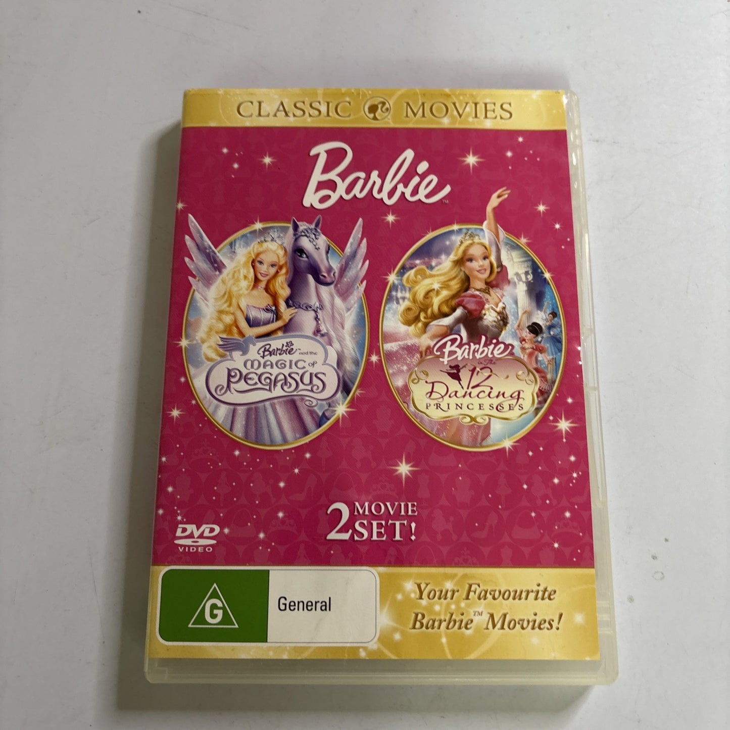 Barbie: Magic of Pegasus & 12 Dancing Princesses (DVD, 2-Disc) Region 4,2