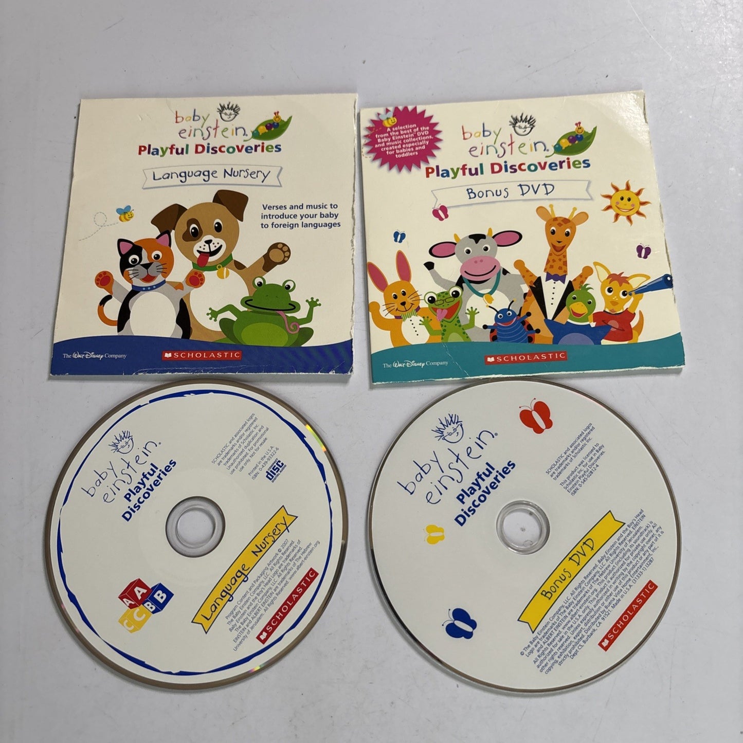 Baby Einstein: Playful Discoveries - Language Nursery CD + Bonus DVD
