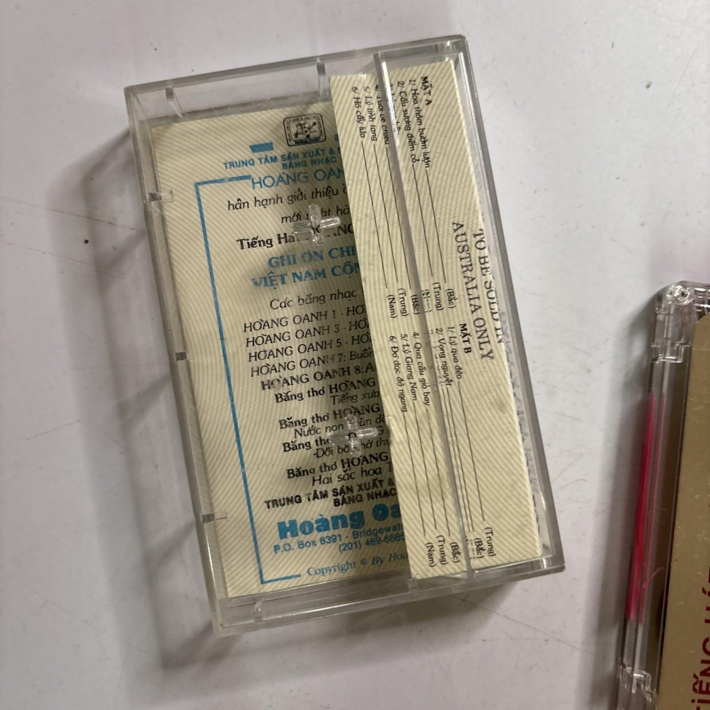 Hoang Oanh 6 - 3 Mien: Nam Trung Bac (Cassette Tape)