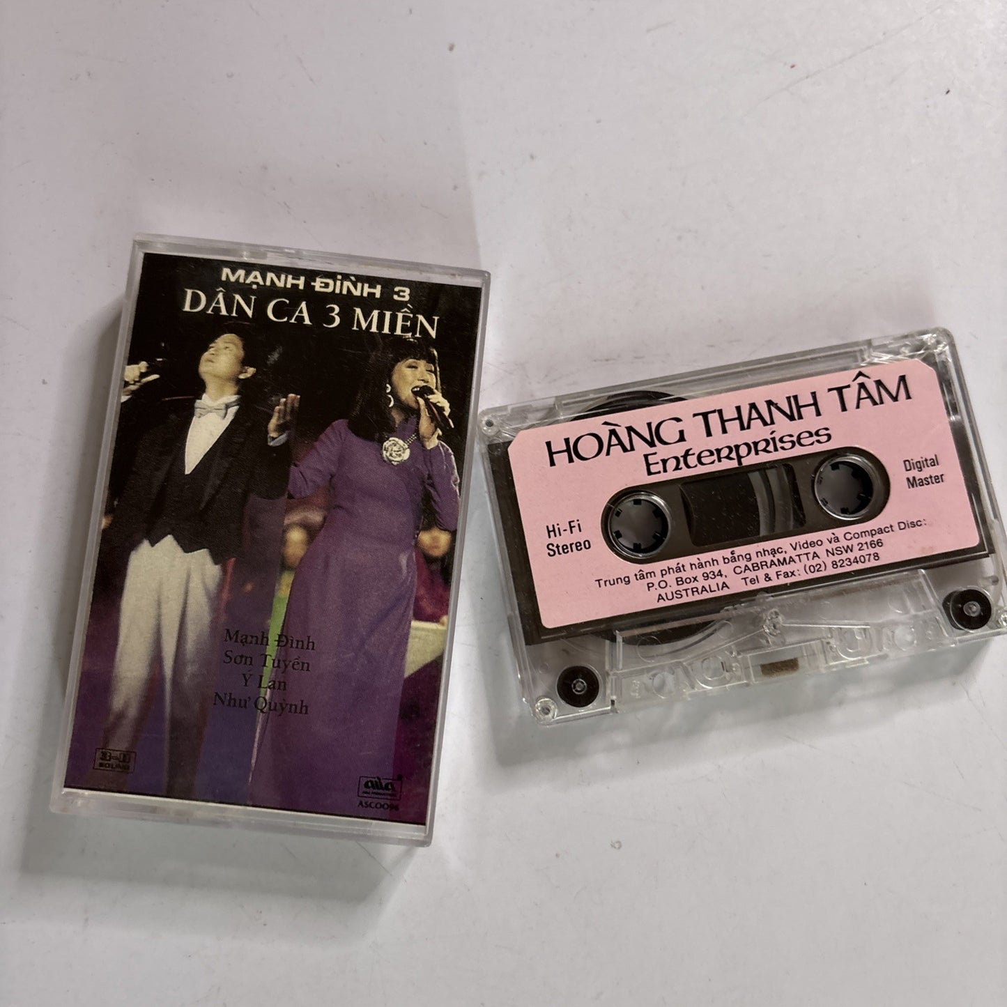 Manh Dinh 3 - Dan Can 3 Mien (Cassette Tape)