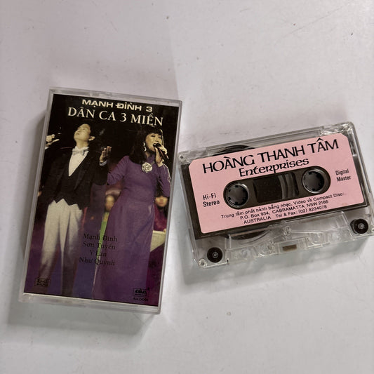 Manh Dinh 3 - Dan Can 3 Mien (Cassette Tape)