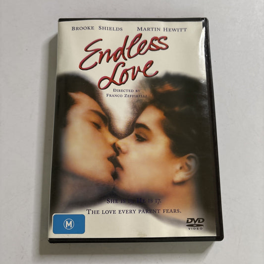 Endless Love (DVD, 1981) Brooke Shields, Martin Hewitt Region 4,2