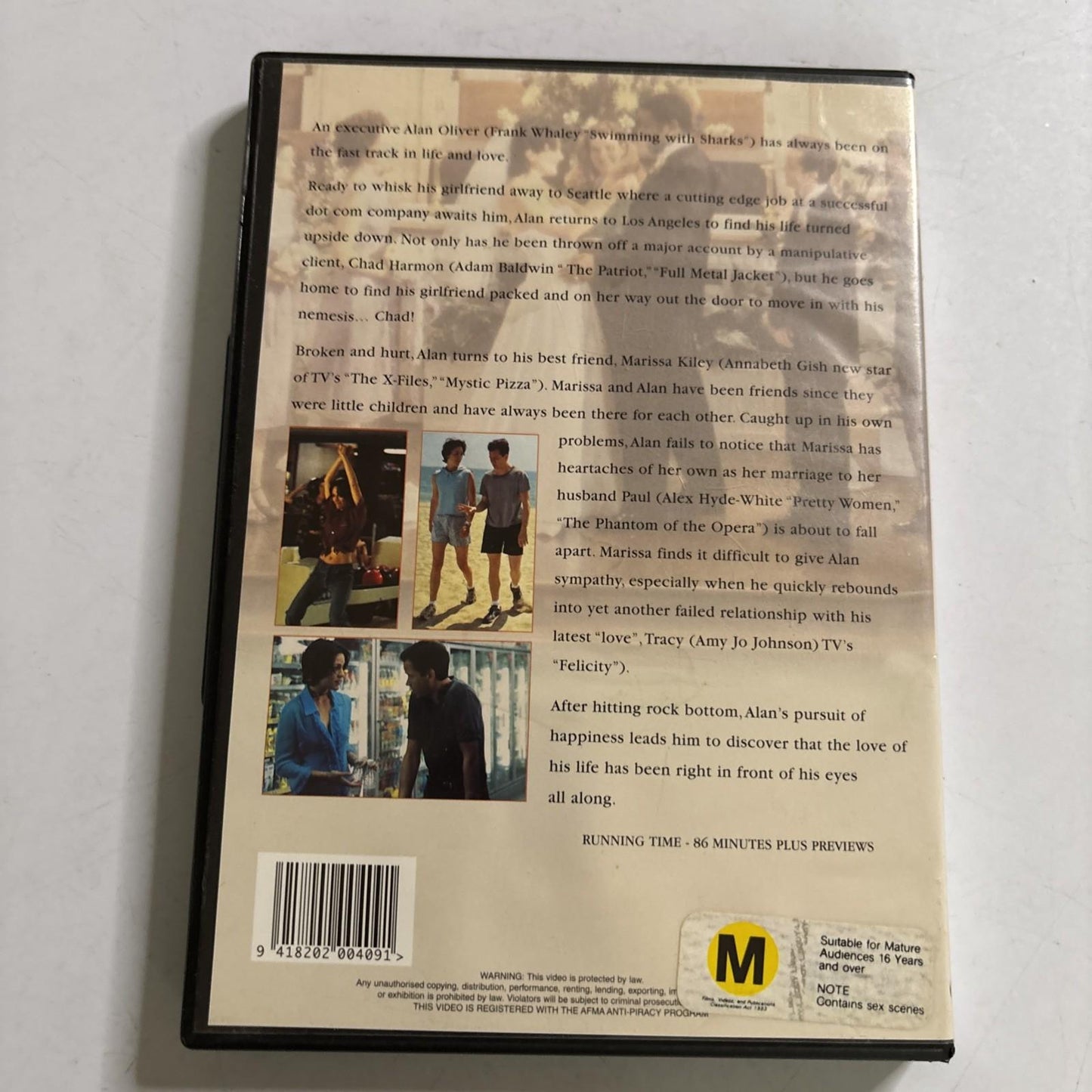 Pursuit Of Happiness (DVD, 2001) Frank Whaley, Ananth All Regions NEW