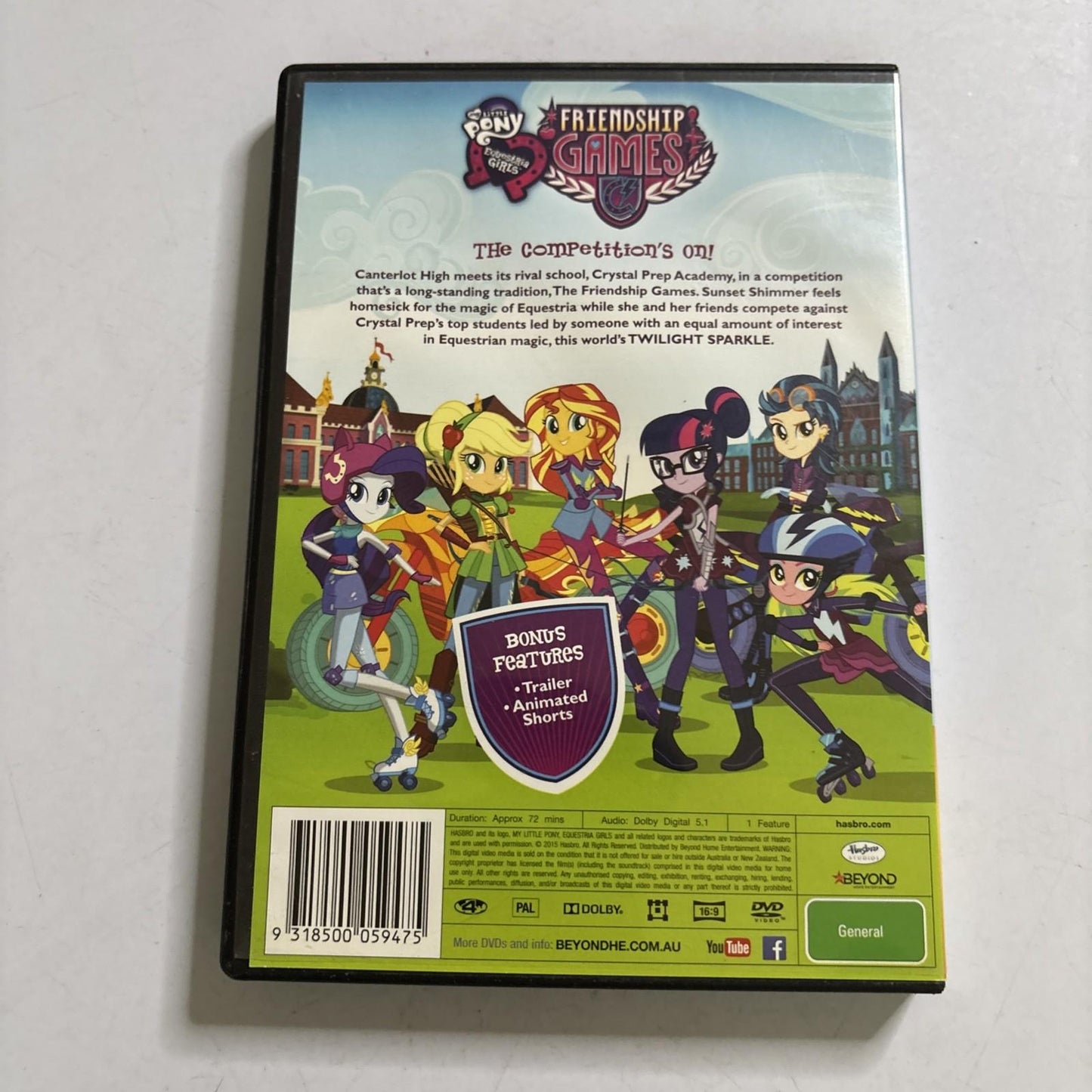 My Little Pony - Equestria Girls - Friendship Games (DVD, 2015) Region 4