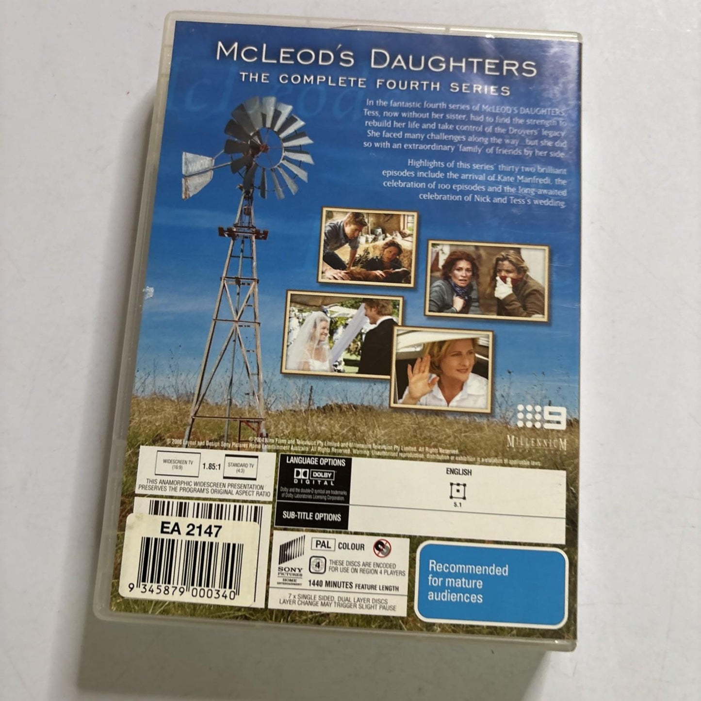 Mcleod's Daughters : Season 4 (DVD, 2004) Region 4