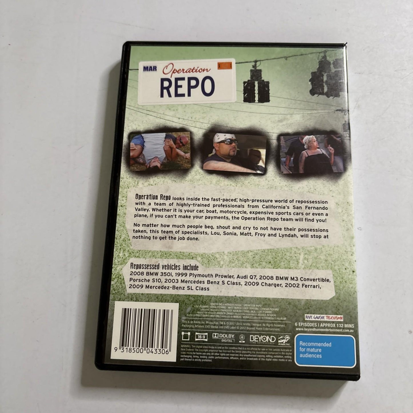 Operation Repo - No Curb Appeal (DVD, 2007) Region 4 NEW