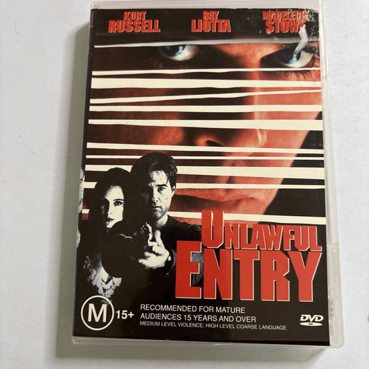 Unlawful Entry (DVD, 1992) Kurt Russell, Ray Liotta Region 4
