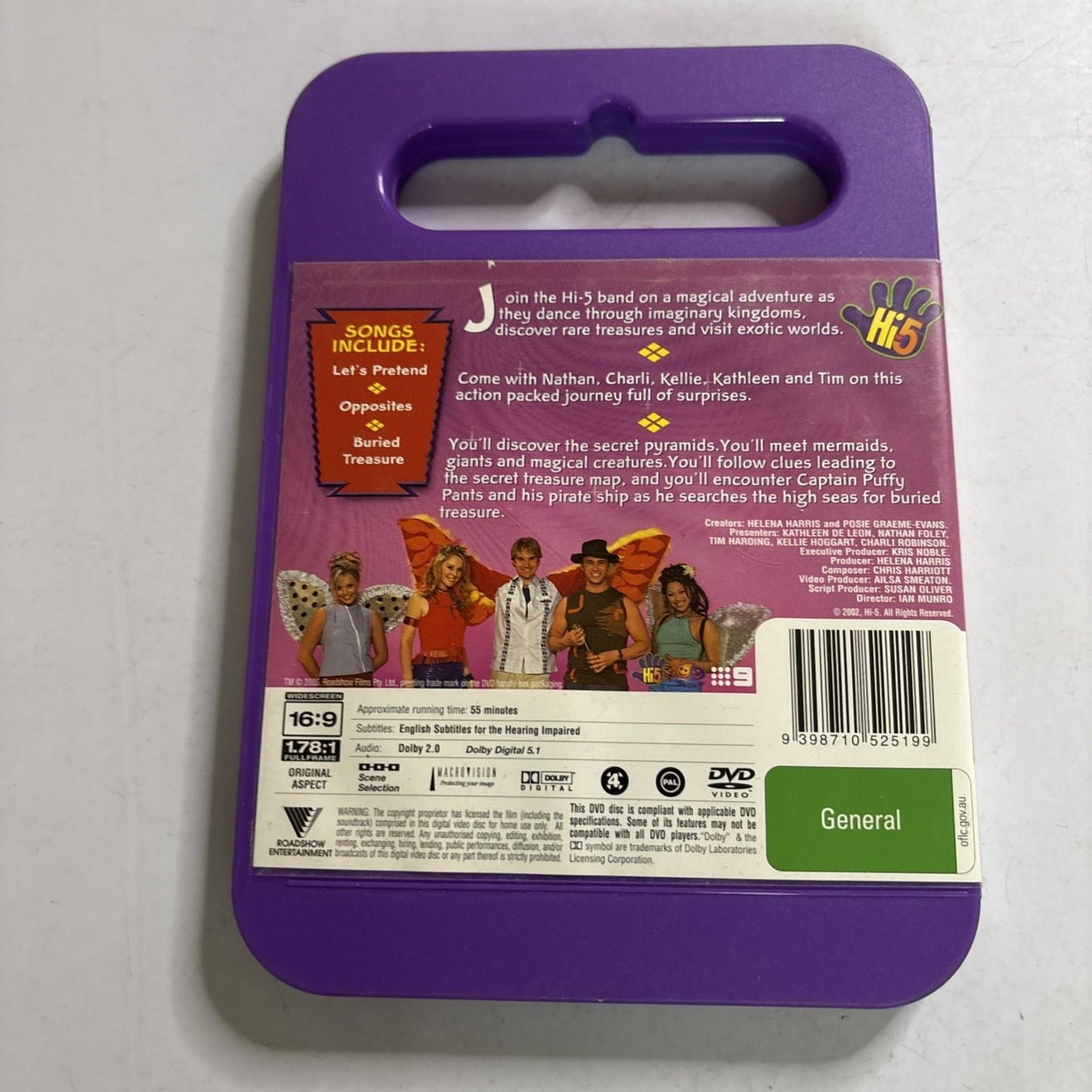 Hi-5 - Magical Treasures (DVD, 2002) Region 4