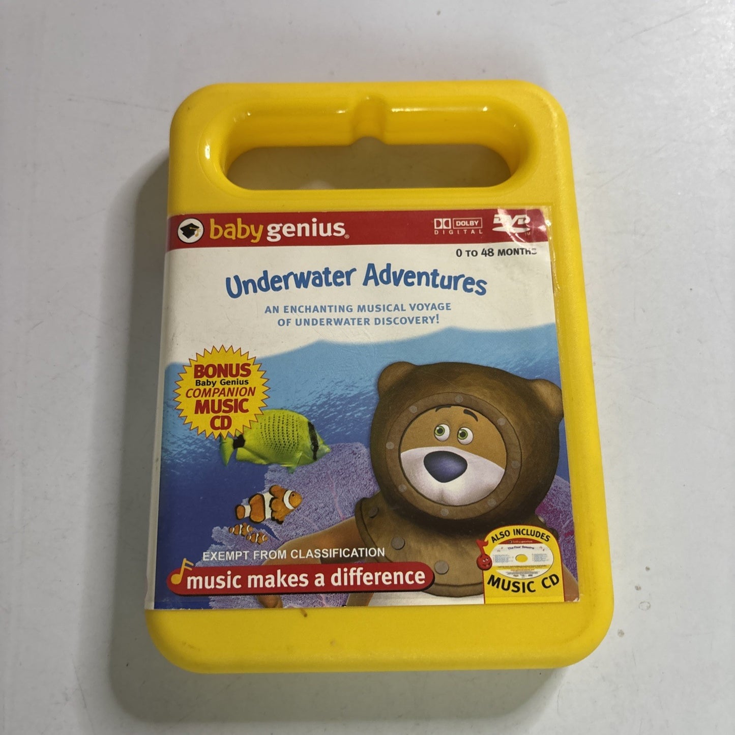 Baby Genius - Underwater Adventures (DVD + CD, 2006) All Regions