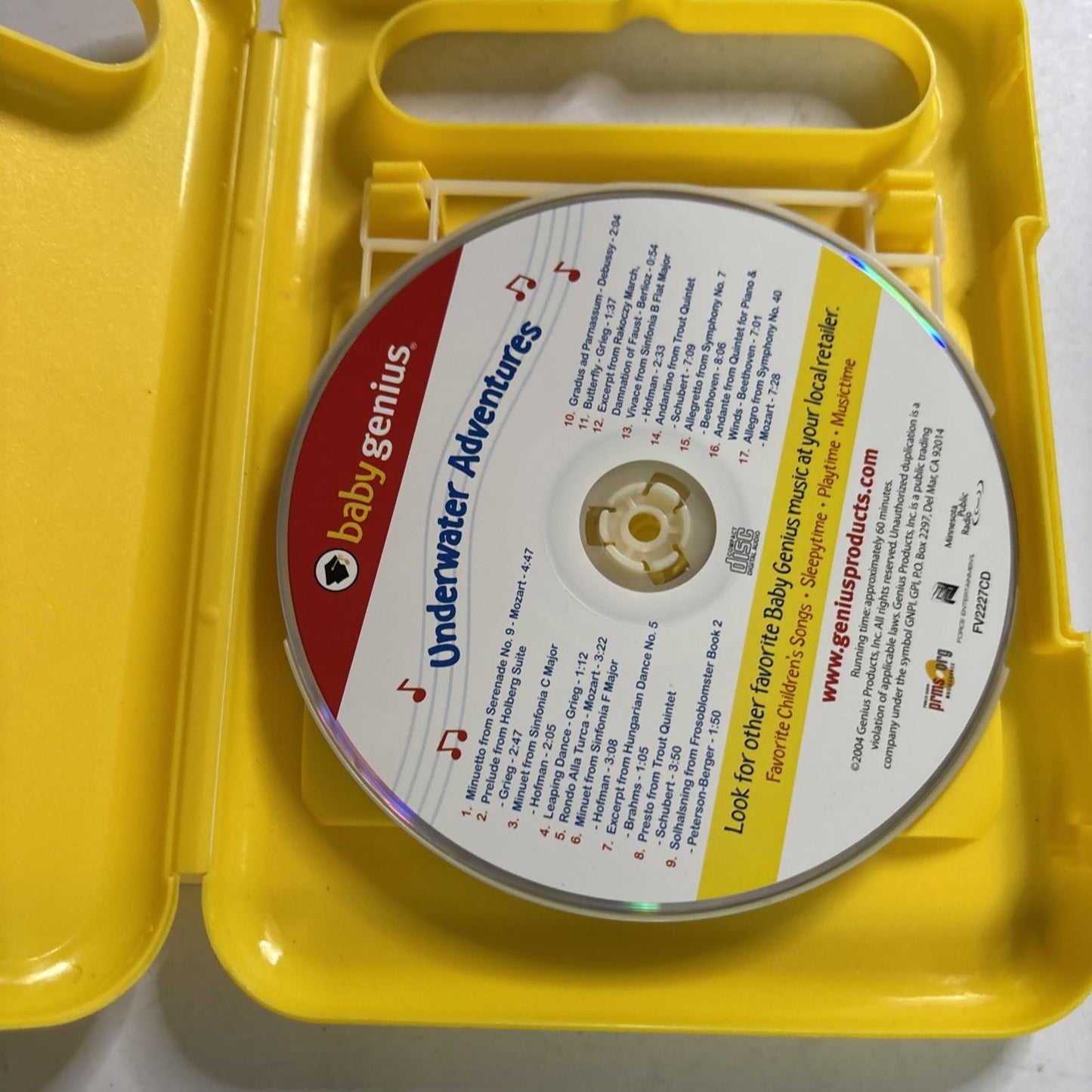 Baby Genius - Underwater Adventures (DVD + CD, 2006) All Regions