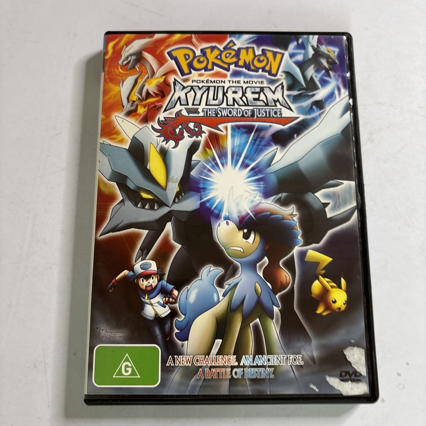 Pokemon the Movie - Kyurem Vs. the Sword of Justice (DVD, 2012) Region 4