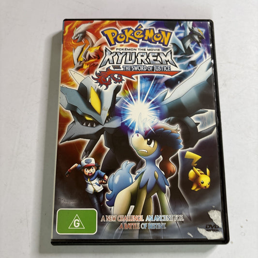 Pokemon the Movie - Kyurem Vs. the Sword of Justice (DVD, 2012) Region 4