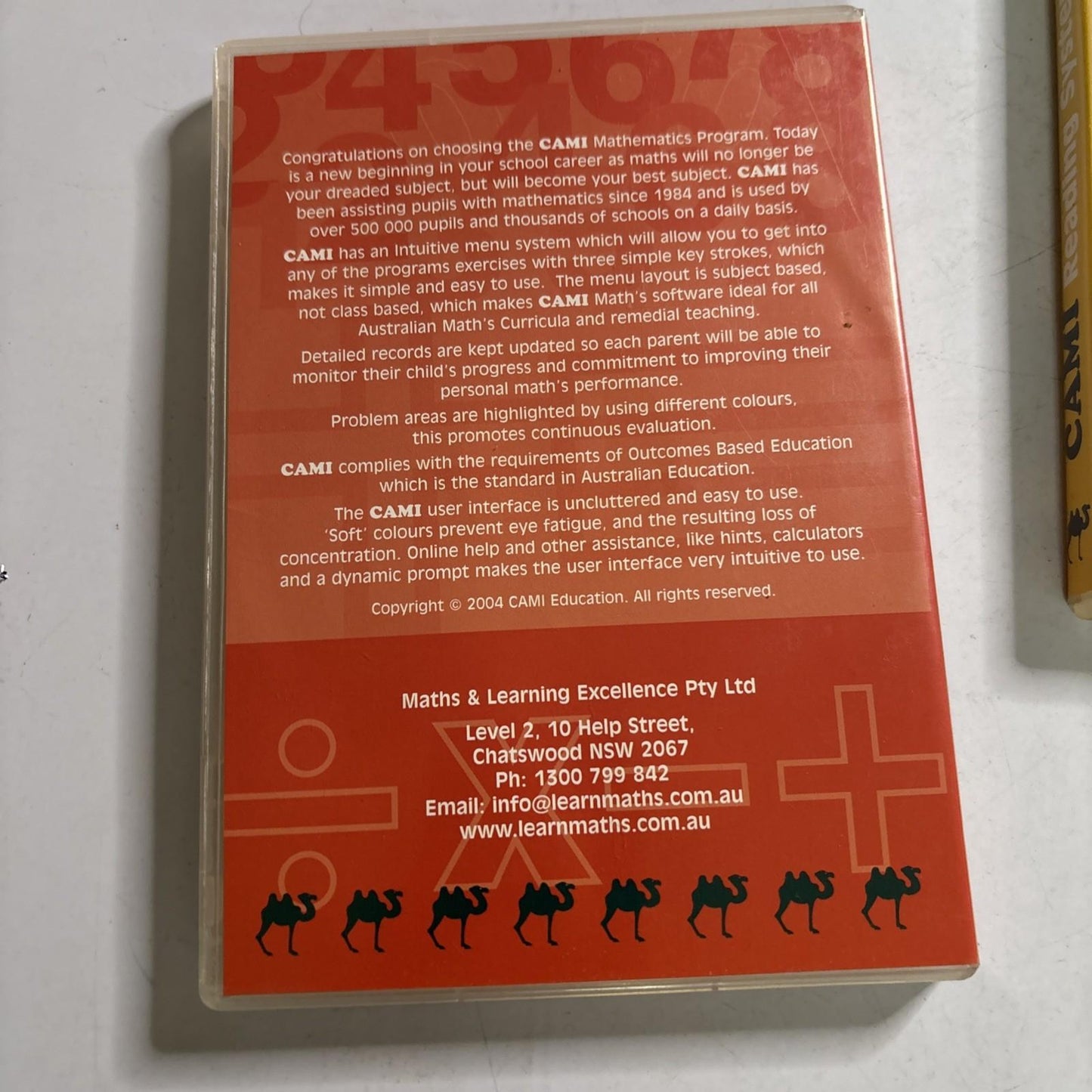 CAMI: Senior & Junior Mathematics / Reading System PC Win95 XP