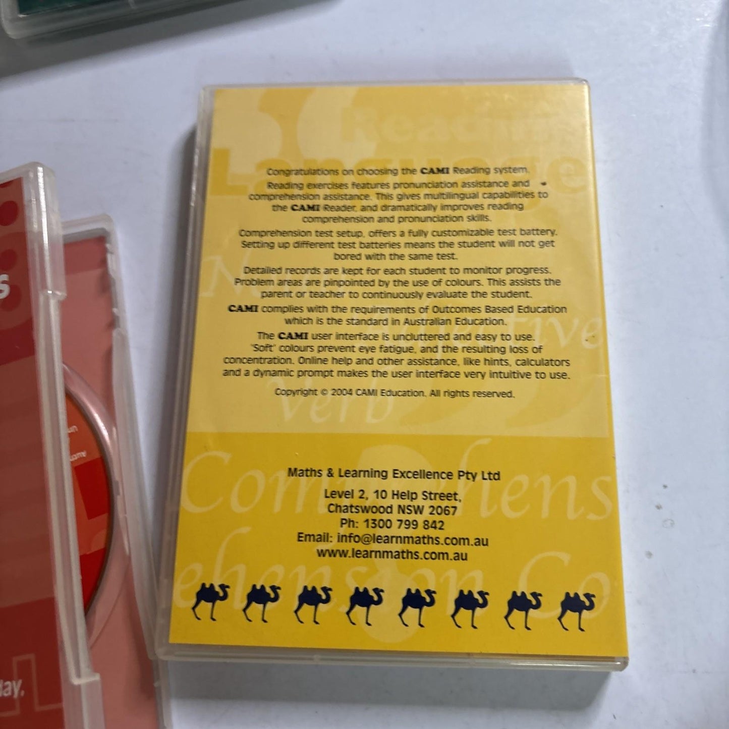 CAMI: Senior & Junior Mathematics / Reading System PC Win95 XP