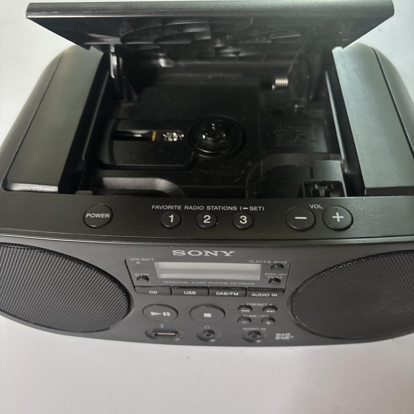 Sony CD And DAB+ Digital FM Radio USB Player Boombox ZS-PS55B