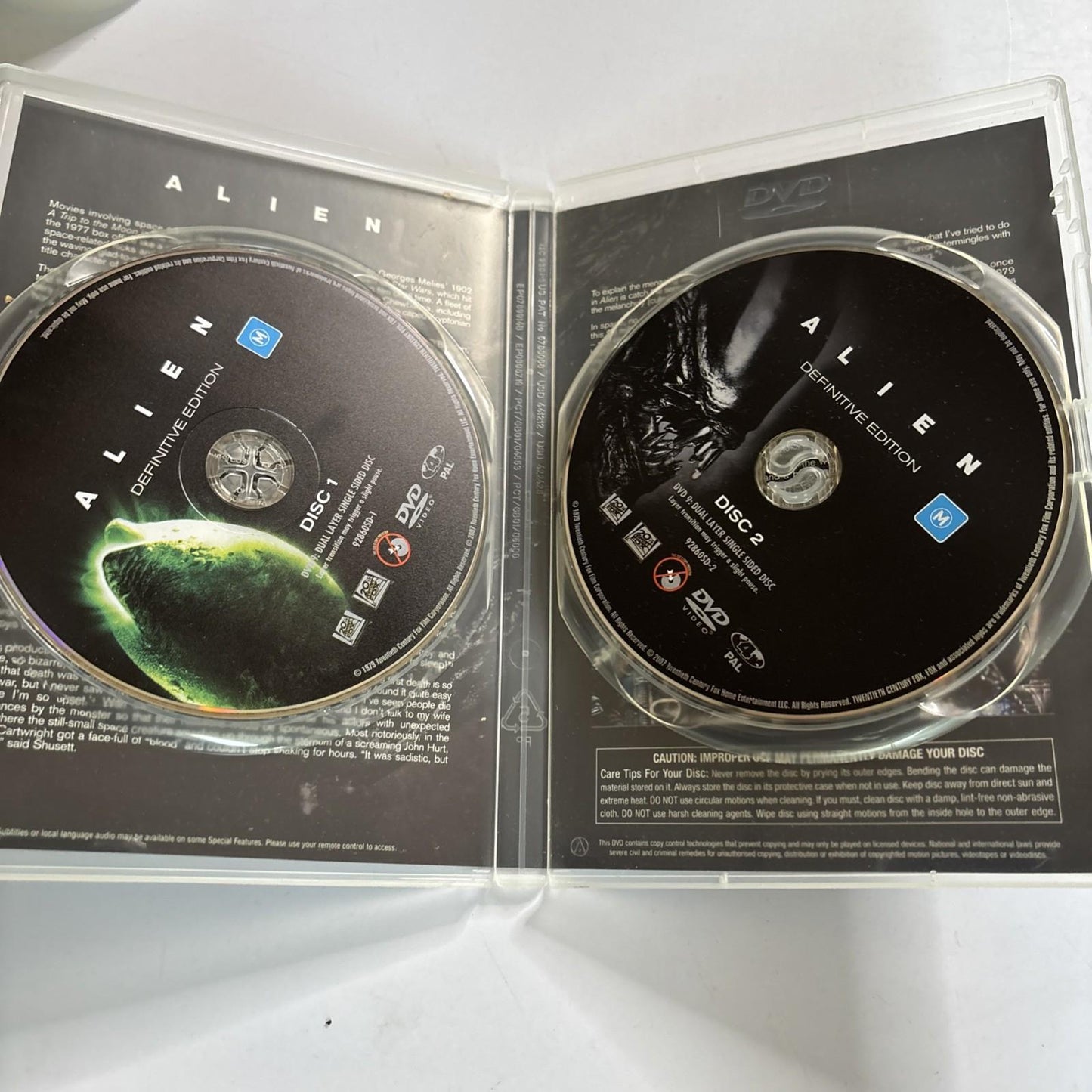 Alien + Aliens (Special Edition, DVD, 1986, 4-Disc) Region 4