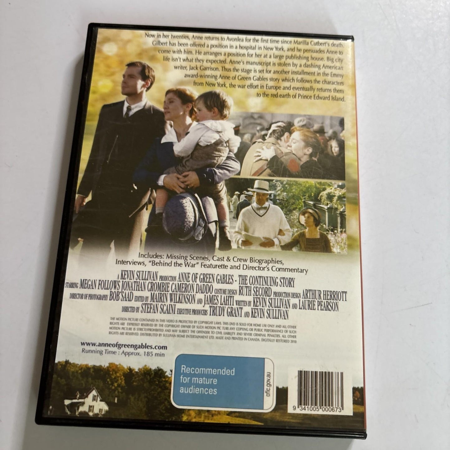Anne of Green Gables - The Continuing Story (DVD, 2000) Region 4 NEW