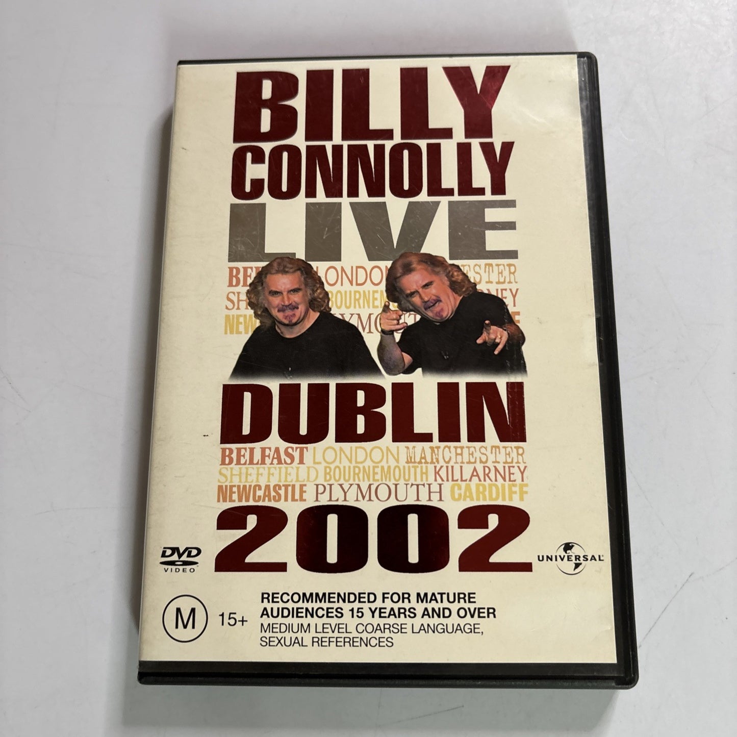Billy Connolly - Live 2002 (DVD, 2002) Region 4,2