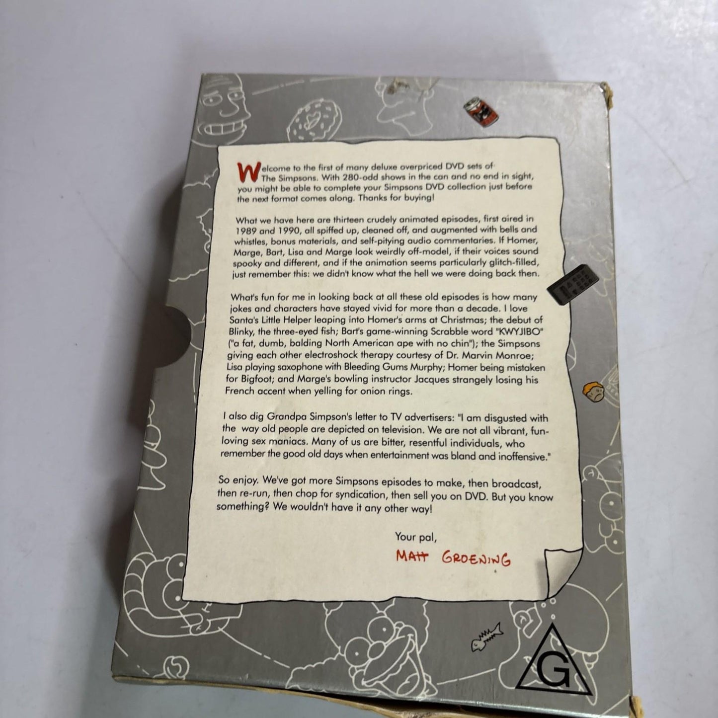 The Simpsons : Season 1 (DVD, 1989) Region 4