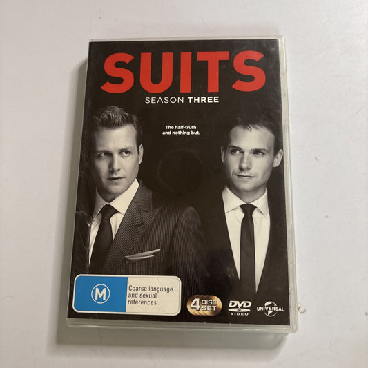 Suits : Season 3 (DVD, 2013) Region 4,2