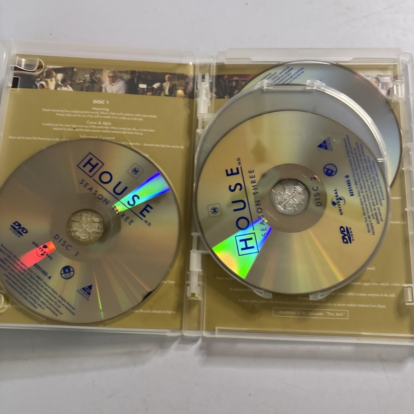 House : Season 3 (DVD, 2006) Region 4,2