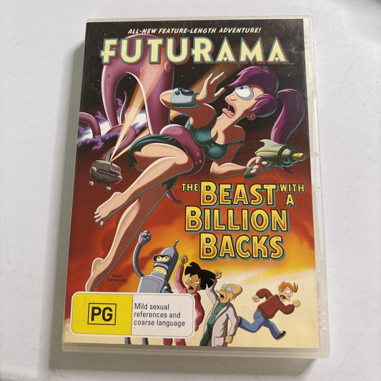Futurama - The Beast with a Billion Backs (DVD, 2008) Region 4