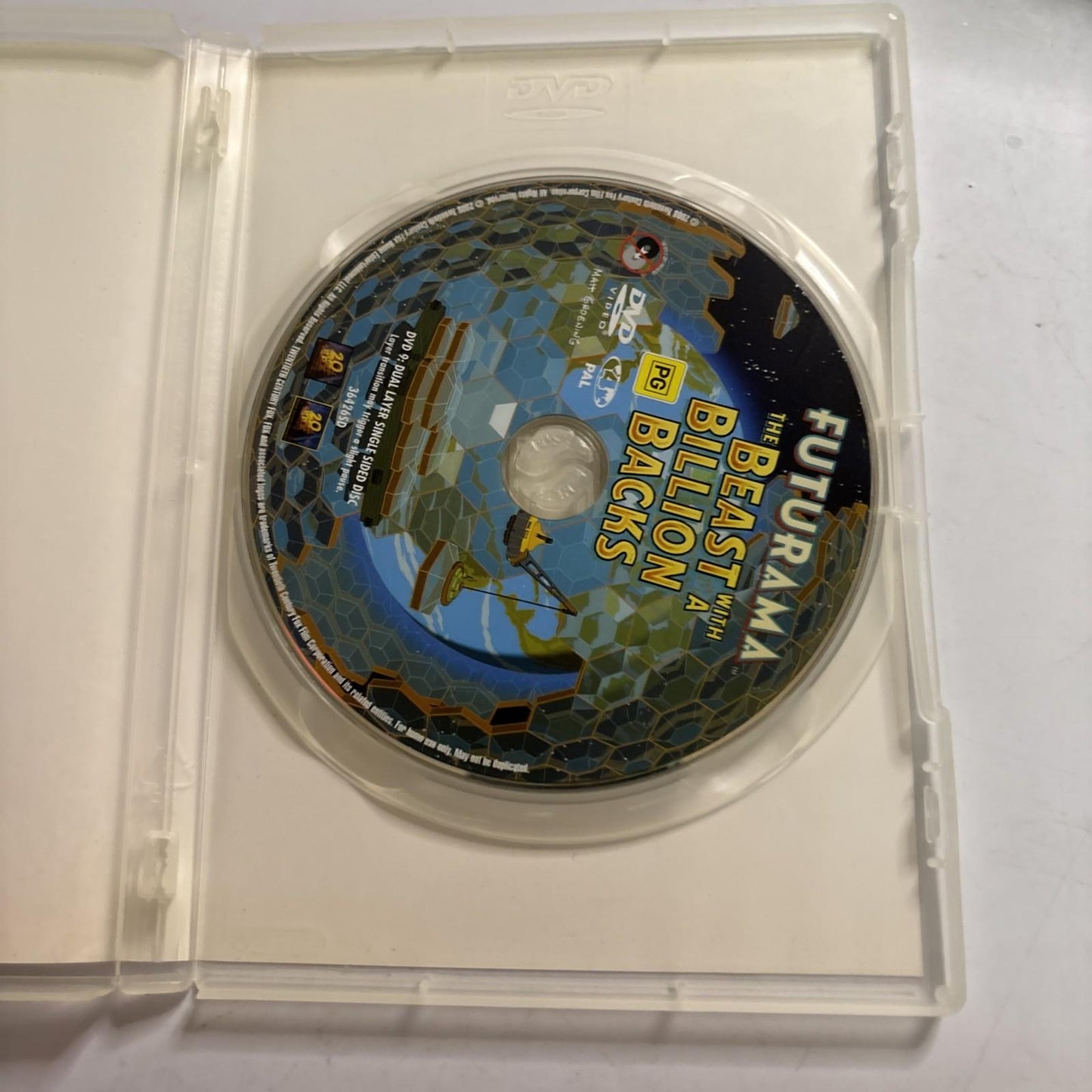 Futurama - The Beast with a Billion Backs (DVD, 2008) Region 4