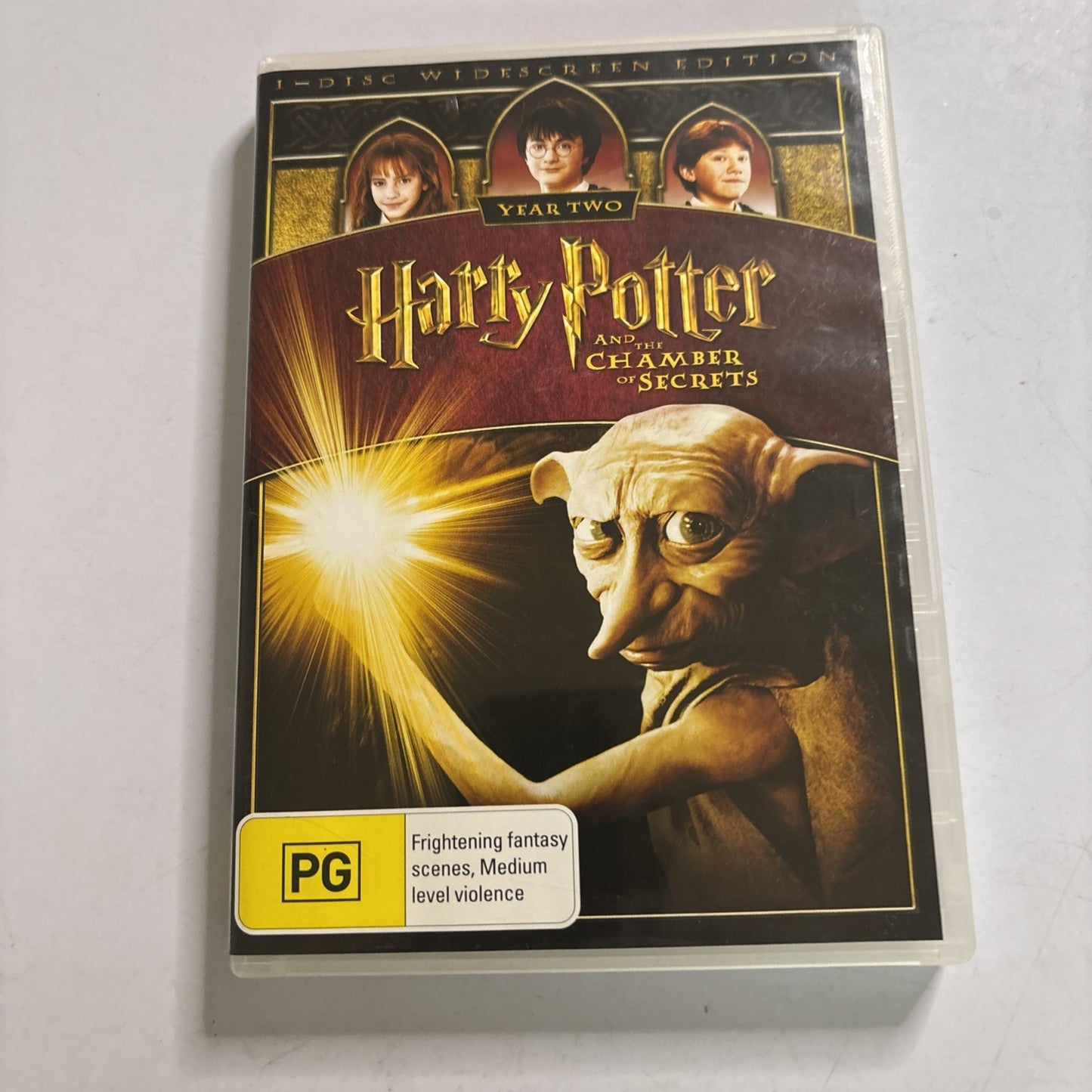 Harry Potter and the Chamber of Secrets (DVD, 2002) Region 4 NEW
