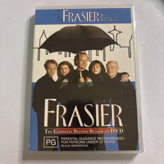Frasier - Season 2 (DVD, 1995) Kelsey Grammer Region 4 *New Sealed*