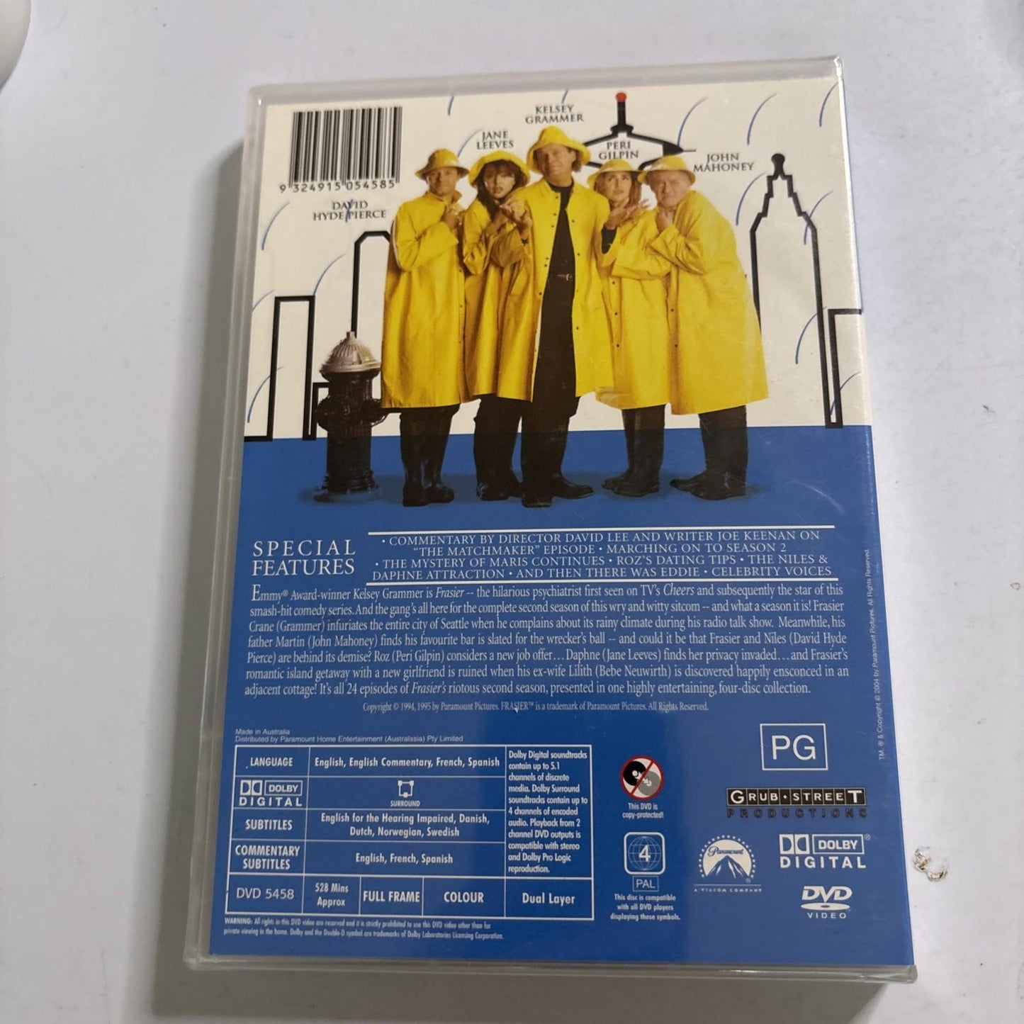 Frasier - Season 2 (DVD, 1995) Kelsey Grammer Region 4 *New Sealed*