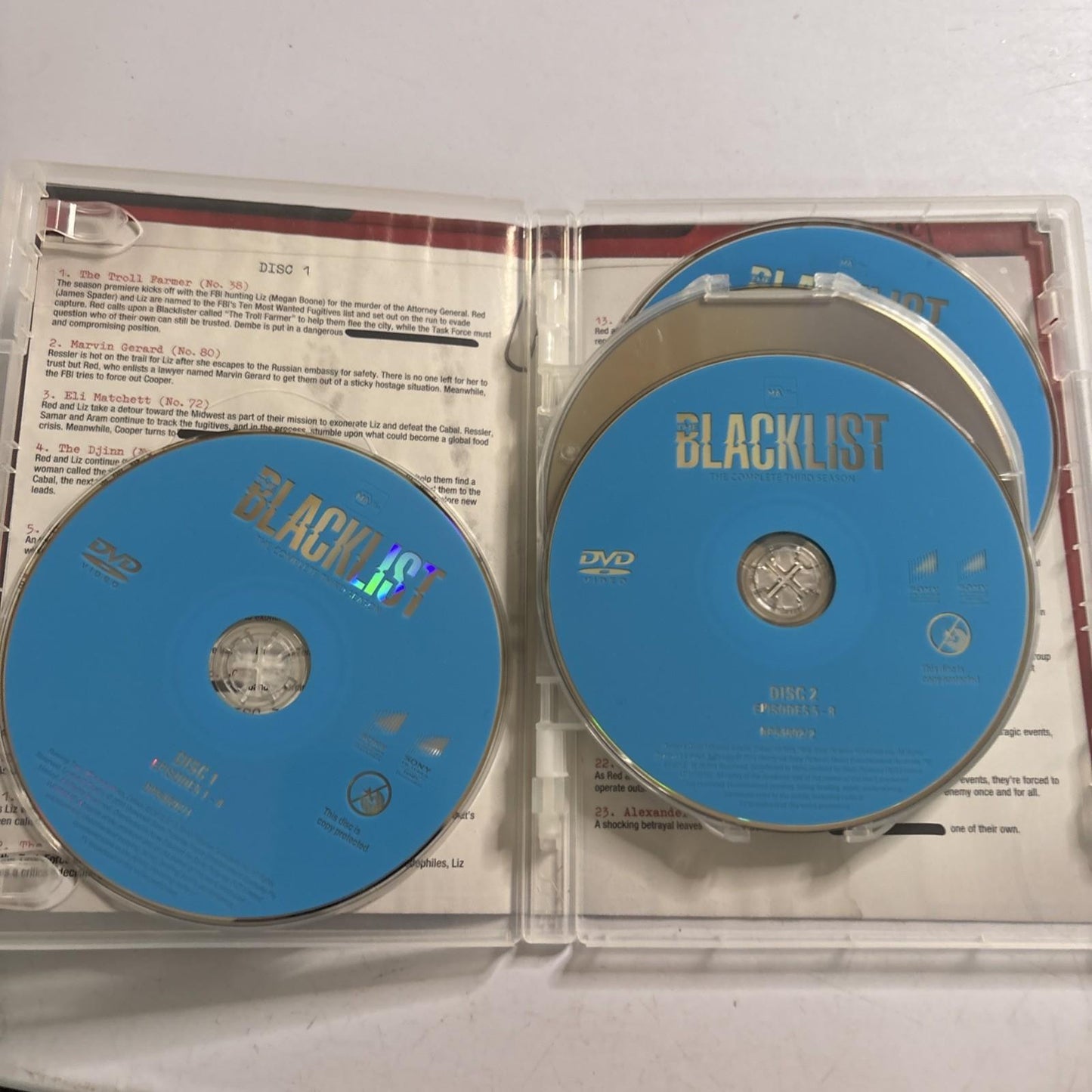 The Blacklist : Season 3 (DVD, 2015) Region 4,2