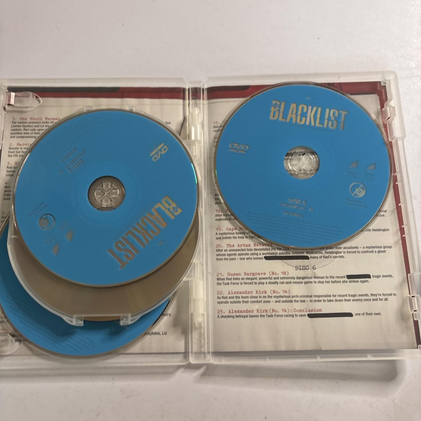 The Blacklist : Season 3 (DVD, 2015) Region 4,2