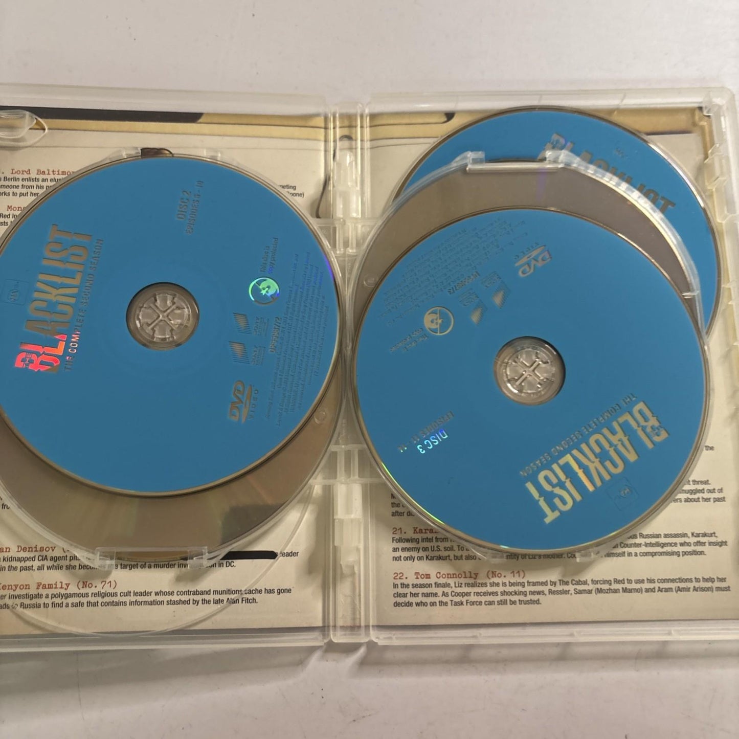 The Blacklist : Season 2 (DVD, 2014) James Spader Region 4,2