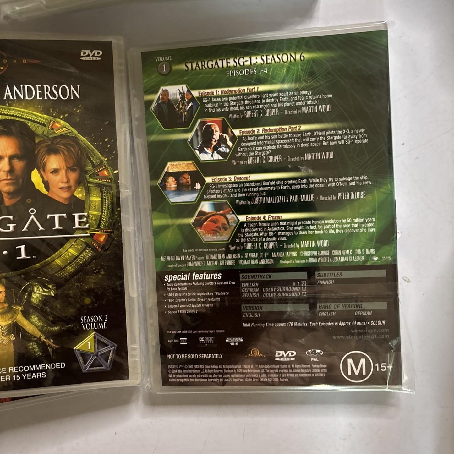 Stargate SG 1 - Various Episodes (DVD, 14-Disc) Region 4