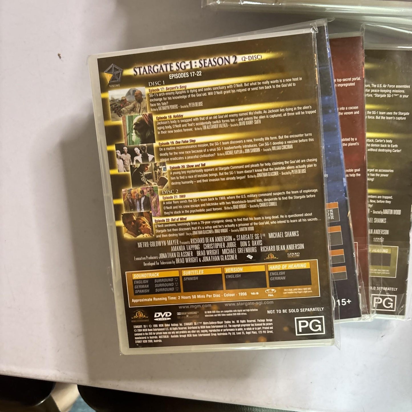 Stargate SG 1 - Various Episodes (DVD, 14-Disc) Region 4