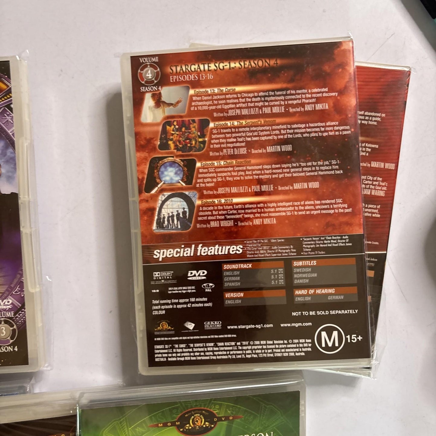 Stargate SG 1 - Various Episodes (DVD, 14-Disc) Region 4