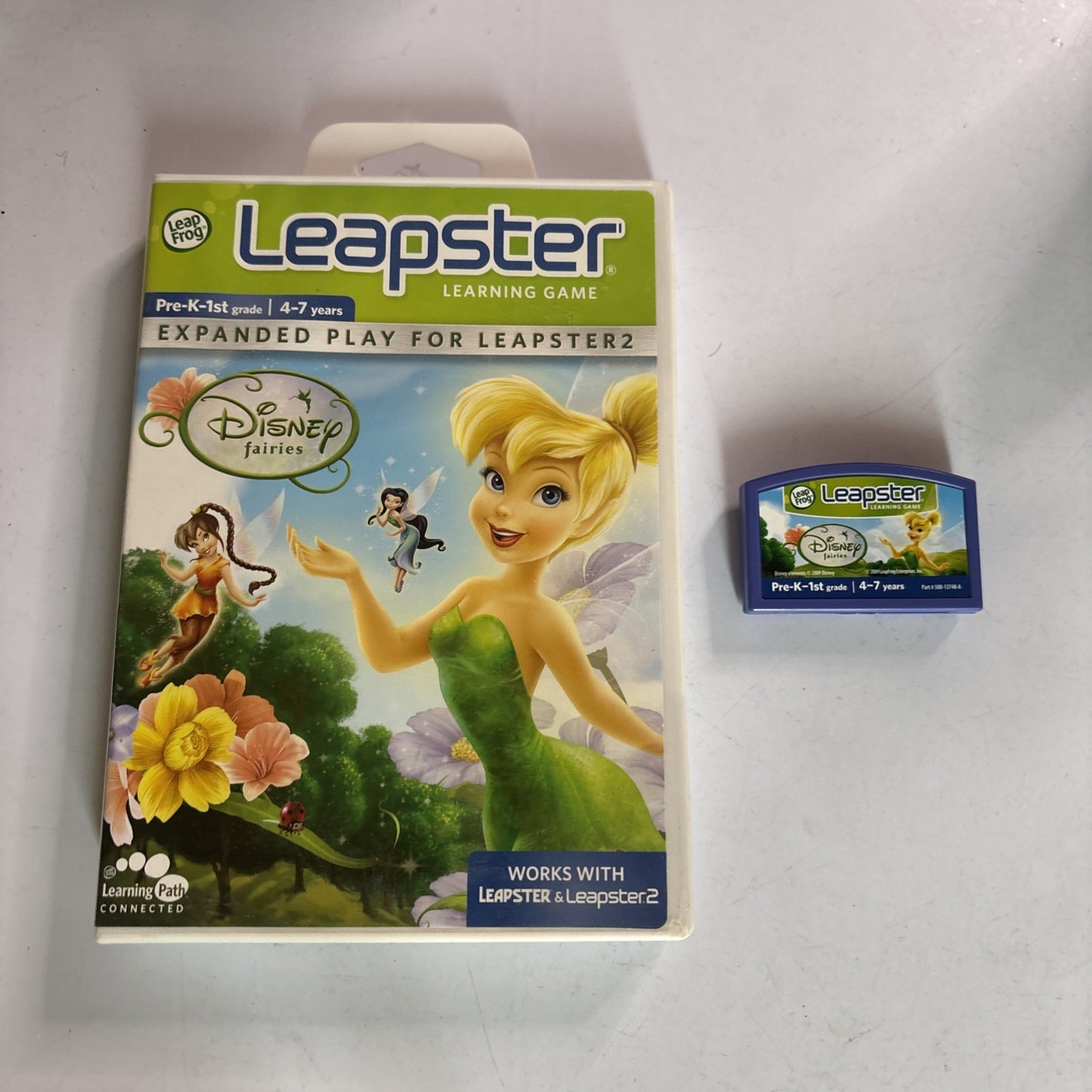DISNEY FAIRIES Leapster Learning Game Works For Leapster & Leapster 2