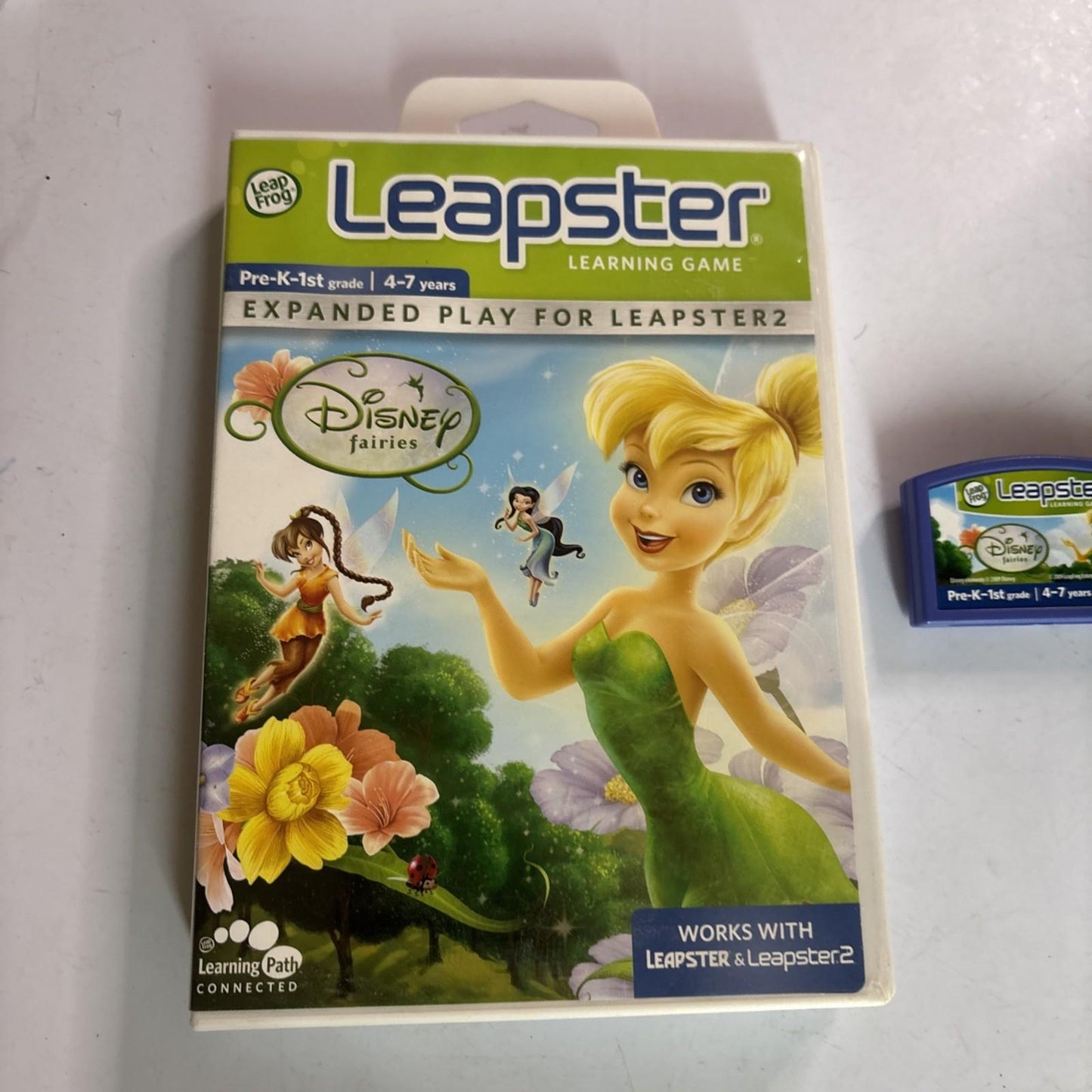 DISNEY FAIRIES Leapster Learning Game Works For Leapster & Leapster 2