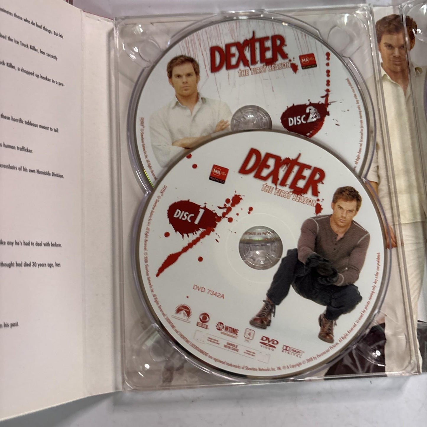 Dexter : Season 1 (DVD, 2006, 4-Disc) Region 4