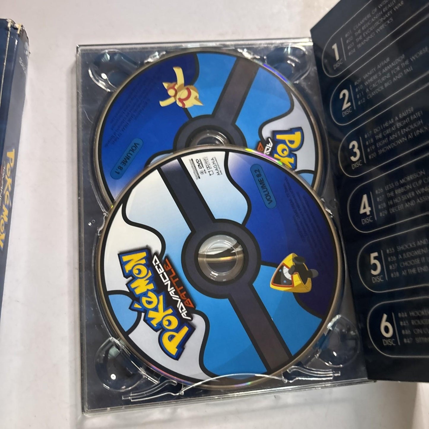 Pokemon - Advanced Battle : Season 8 (DVD, 2006) *Missing One Disc*