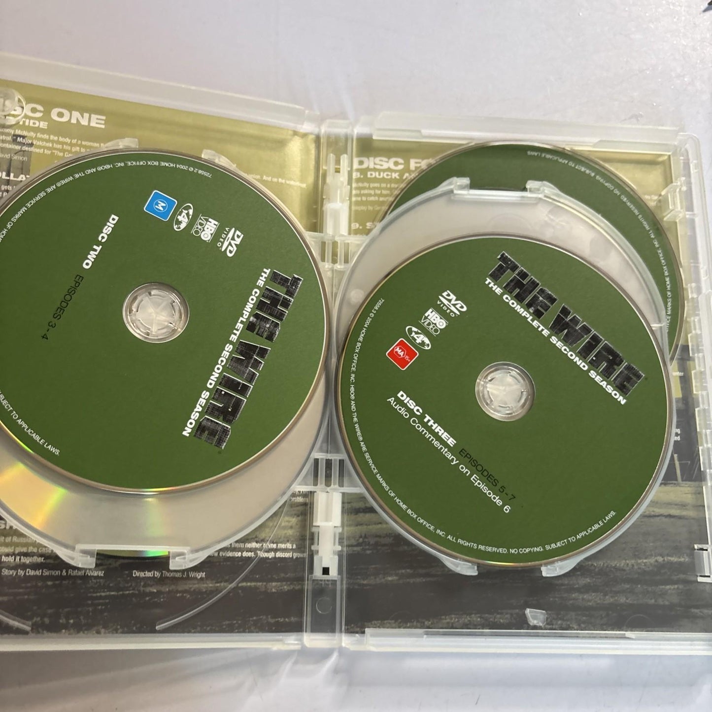 The Wire : Season 2 (DVD, 2002) Region 4